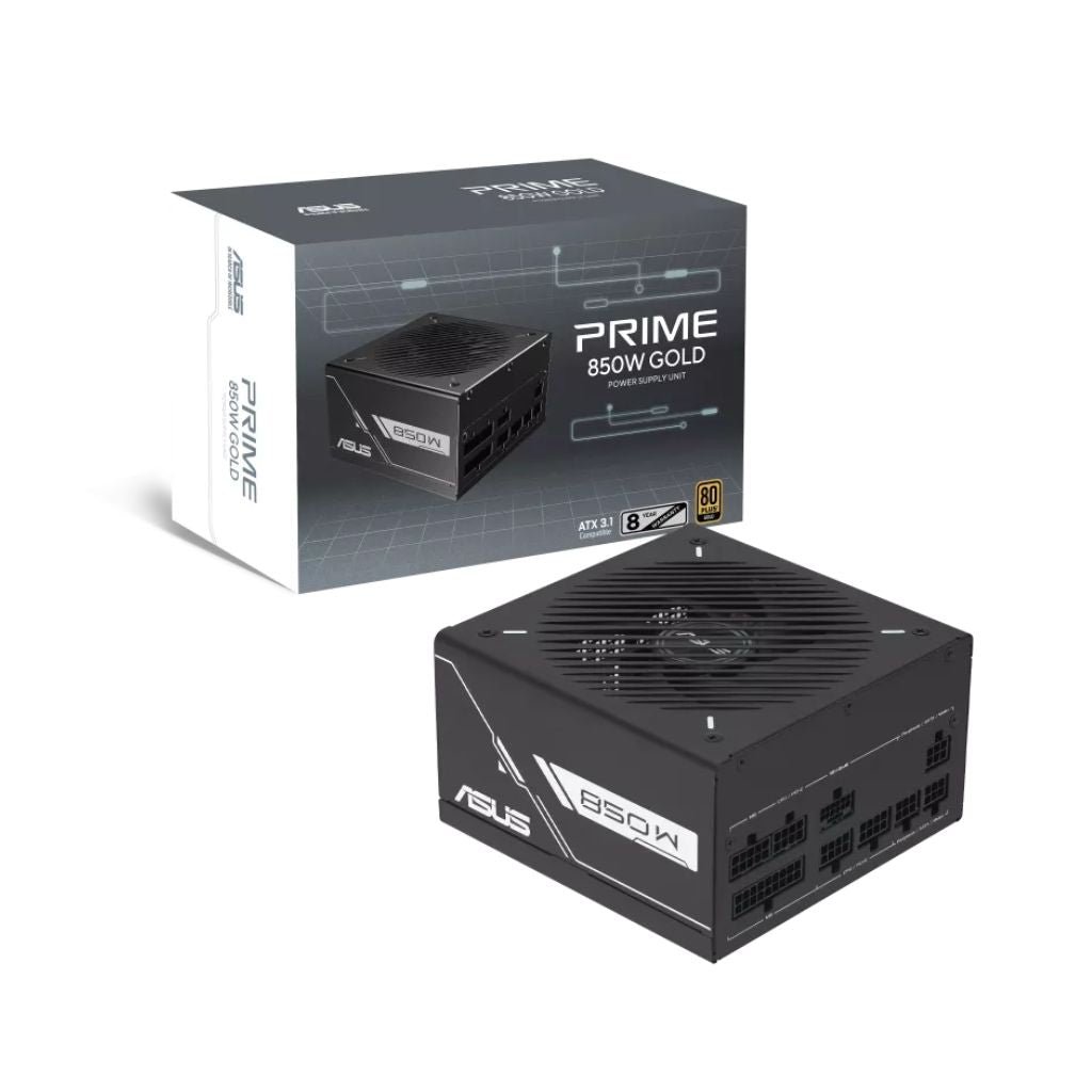 Power Supply ASUS Prime 850G - 850W Gold Fully Modular PSU - Black