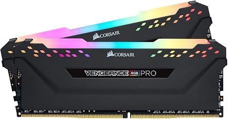 CORSAIR Vengeance RGB PRO DDR4 RAM 16GB (2x8GB) 3200MHz CL16-18-18-36