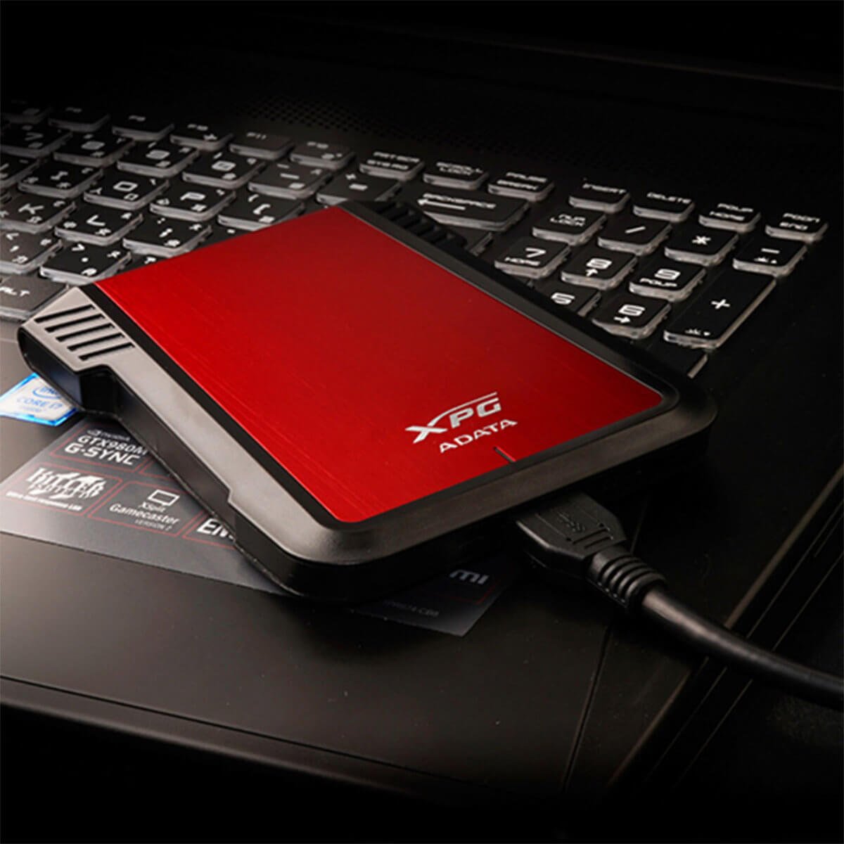 Storage ADATA EX500 2.5" External HDD/SSD Enclosure - Red