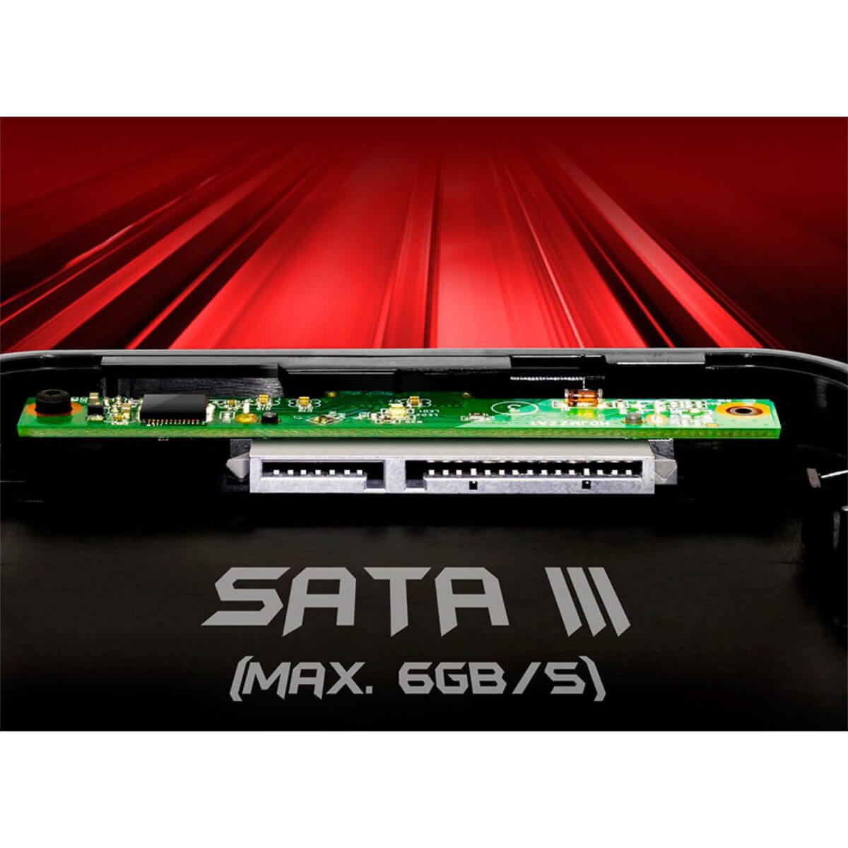 Storage ADATA EX500 2.5" External HDD/SSD Enclosure - Red