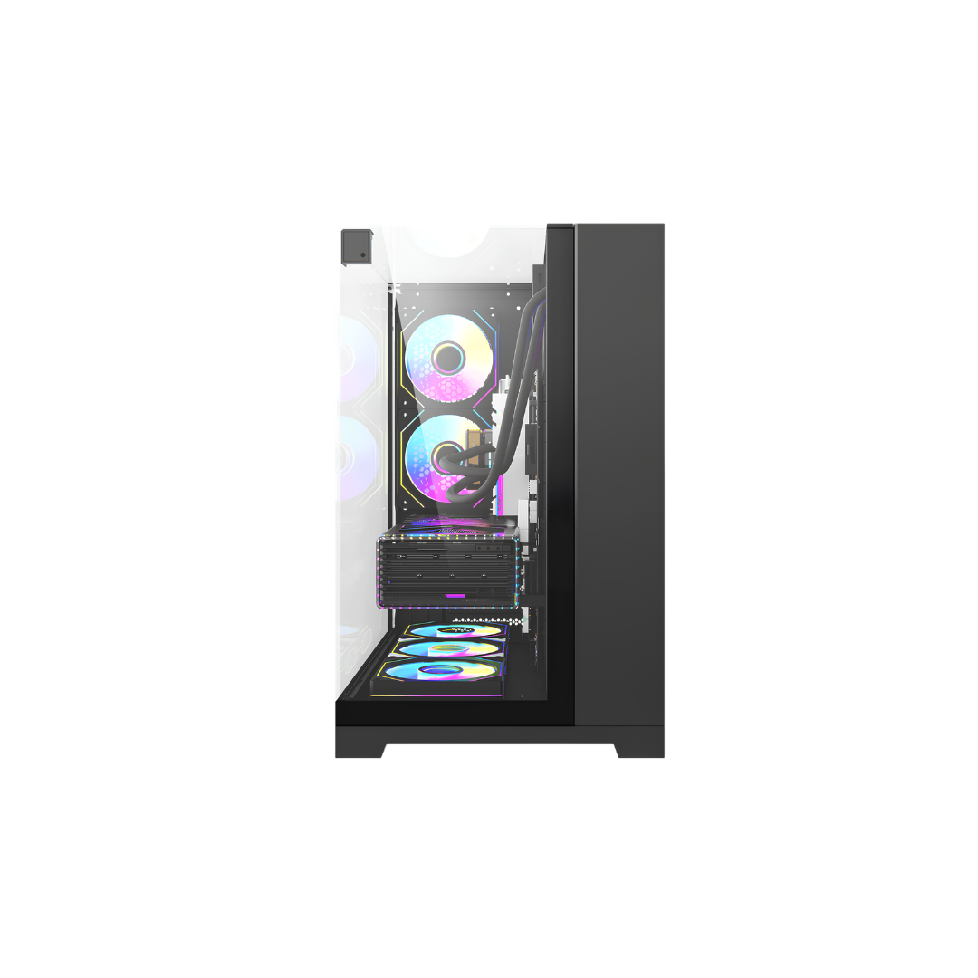 Case DarkFlash TH285 Plus - Computer Case, Black