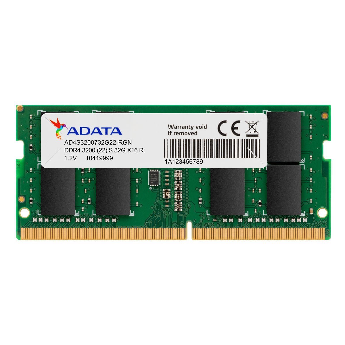 RAM ADATA Premier DDR4 3200 - 32GB - 260-pin SO-DIMM Laptop RAM